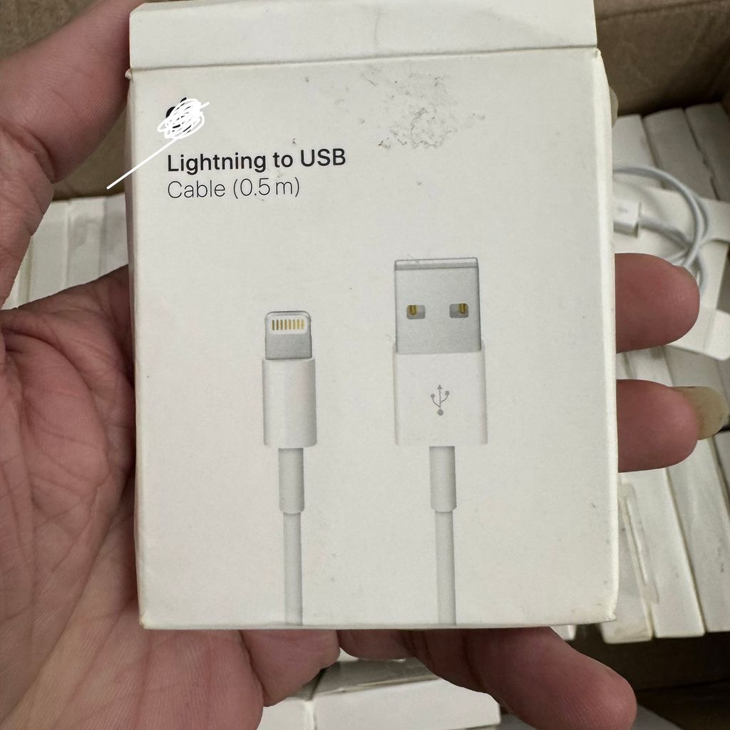 Cáp USB-Lightning 50cm chính hãng Apple