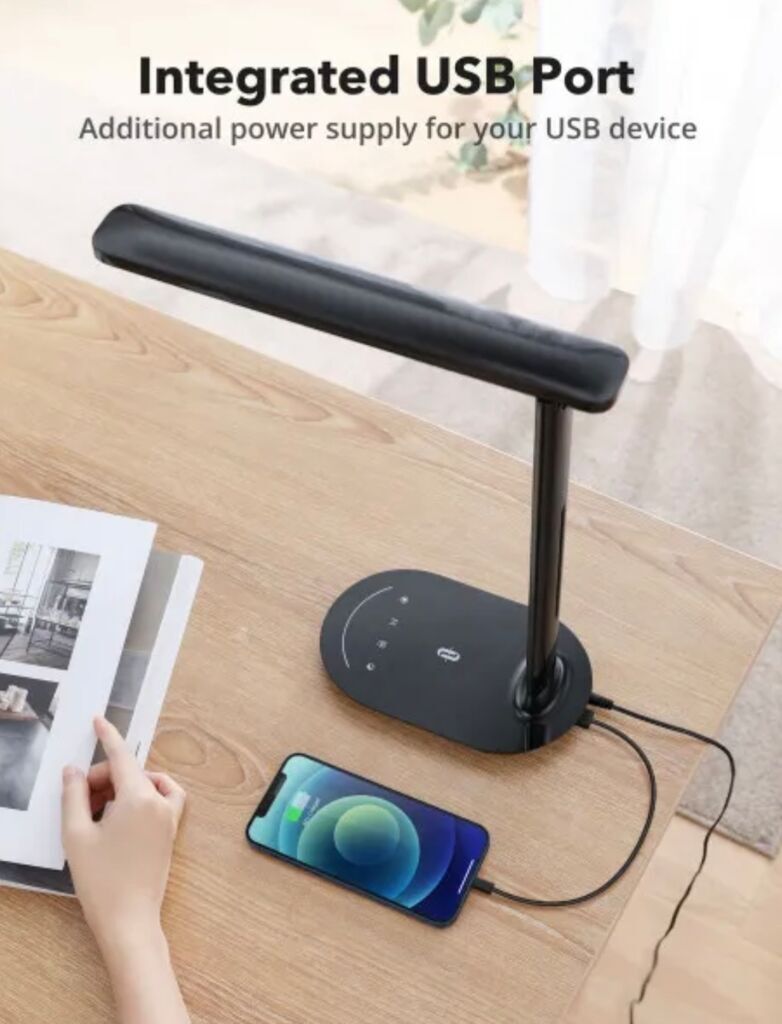 Đèn học chống cận Taotronics TT-DL064 Pro, 5 mức sáng, 4 chế độ màu ( Đen ) - Ảnh 6