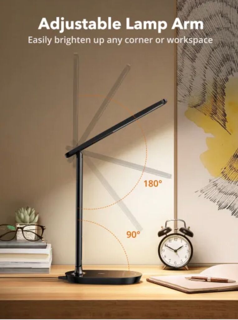 Đèn học chống cận Taotronics TT-DL064 Pro, 5 mức sáng, 4 chế độ màu ( Đen ) - Ảnh 3