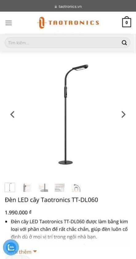 Đèn LED cây Taotronics TT-DL060 - bảo vệ mắt, điều khiển cảm ứng, tăng giảm chiều cao - Ảnh 4