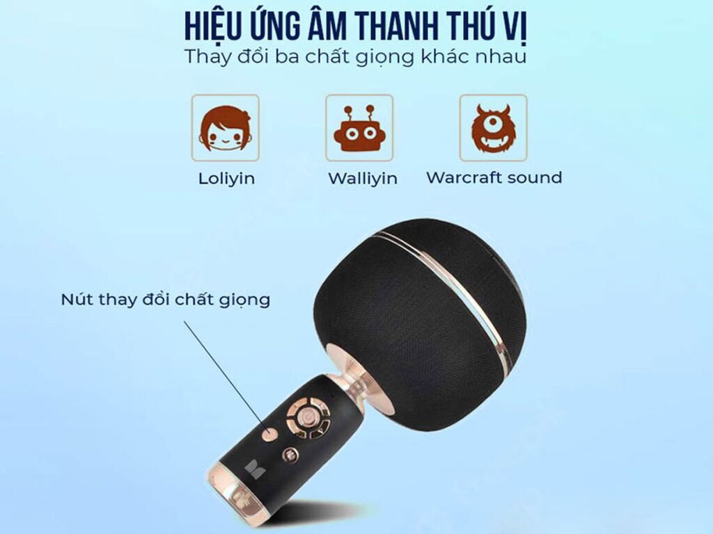 Micro Karaoke kèm Loa hãng Monster M97 (Mỹ ), 26W,Bluetooth 5.0,TWS kết nối 2 mic - Ảnh 4
