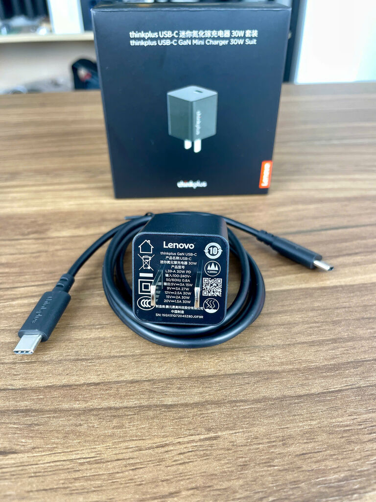 Bộ sạc nhanh 30W Lenovo Thinkplus Mini GaN USB-C nhỏ gọn hỗ trợ PD3.0 PPS cho IP Samsung - Ảnh 7