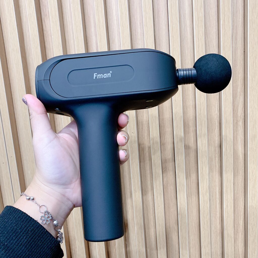 Súng massage cầm tay Fman M72, máy Massage 5 đầu, cổng sạc Type-C - Ảnh 2