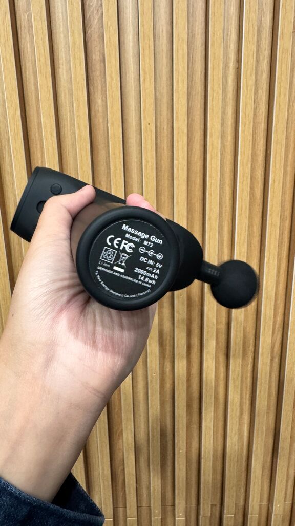 Súng massage cầm tay Fman M72, máy Massage 5 đầu, cổng sạc Type-C - Ảnh 8