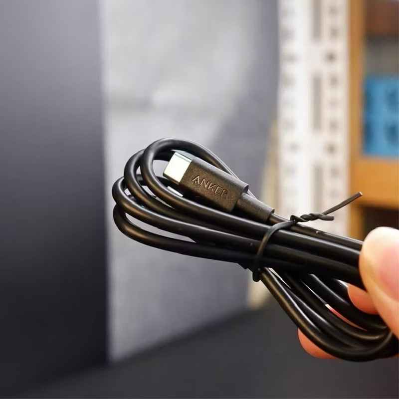 Cáp Anker C to C 65w, dài 0.9m, sạc được iPhone 16, không hộp - MÀU ĐEN