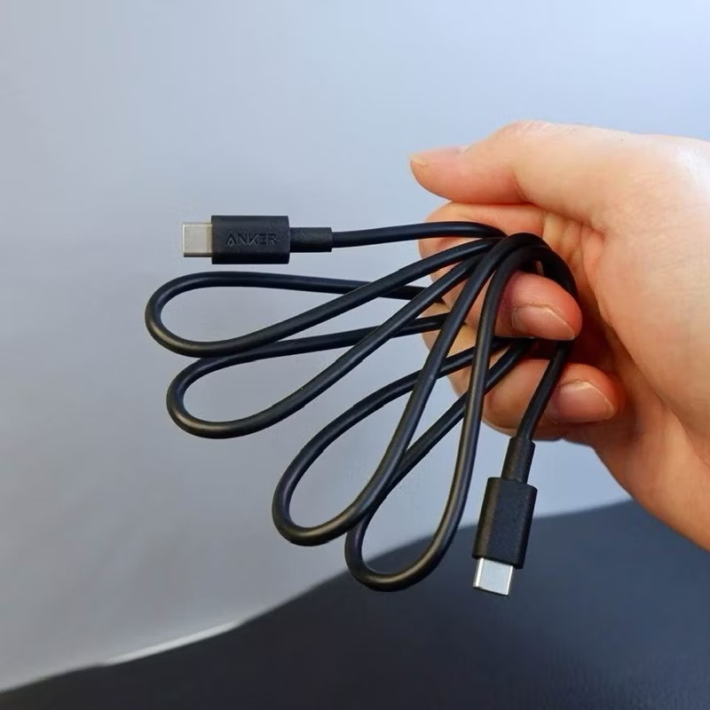 Cáp Anker C to C 65w, dài 0.9m, sạc được iPhone 16, không hộp - MÀU ĐEN - Ảnh 2