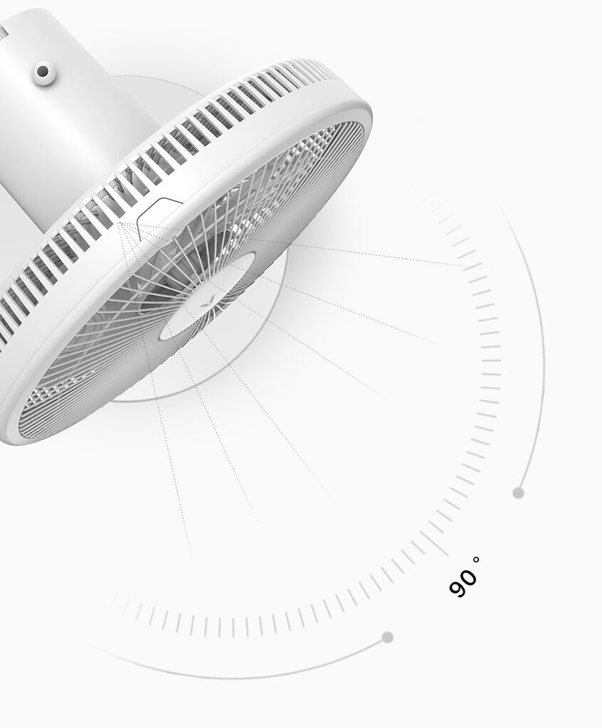 Quạt cây 11 cánh XIAOMI Viomi VXFS12A-J, có thể tăng giảm chiều cao - Ảnh 2