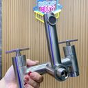 Bộ sen tắm SUPOR 212302-02-LS, có vòi rửa chân, bát sen to, inox 304 xịn - Ảnh 8