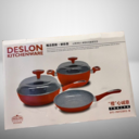 Bộ Nồi Chảo Chống Dính DESLON Kitchenware - dùng được cho bếp từ, ko chứa PFOA - Ảnh 2