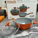 Bộ Nồi Chảo Chống Dính DESLON Kitchenware - dùng được cho bếp từ, ko chứa PFOA - Ảnh 9