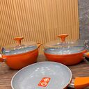 Bộ Nồi Chảo Chống Dính DESLON Kitchenware - dùng được cho bếp từ, ko chứa PFOA - Ảnh 10