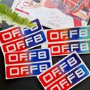 Logo dán xe OFFB decan 3M phủ keo thuỷ tinh - Ảnh 6