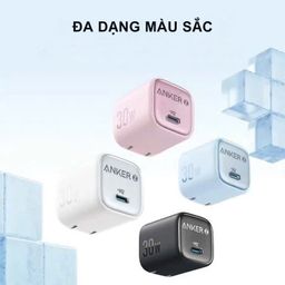 Củ sạc nhanh 30W Anker Zolo A2698 1 cổng USB-C ( bản F )- MÀU XANH