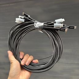 Cáp Anker C to C A8753 bọc dù cao cấp – sạc nhanh 60w - dài 1m