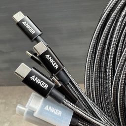 Cáp Anker C to C A8753 bọc dù cao cấp – sạc nhanh 60w - dài 1m