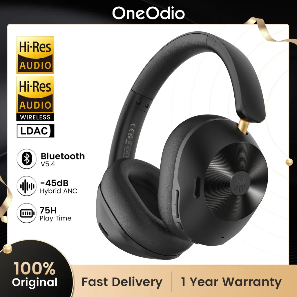 Tai nghe Headphone OneOdio Focus A5 Bluetooth 5.4 dùng cho DJ, chống ồn ANC