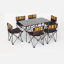 Bộ Bàn Ghế Dã Ngoại Camping Gấp Gọn 6 Ghế ( hàng Amazon Mỹ )