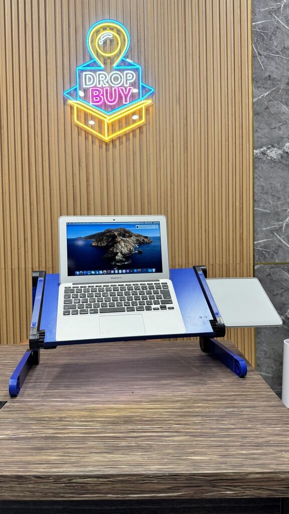 Bàn laptop di động RAINBEAN ( hàng Amazon ) , kèm bàn kê chuột , có thể gập gọn-BÀN KHÔNG QUẠT LD201