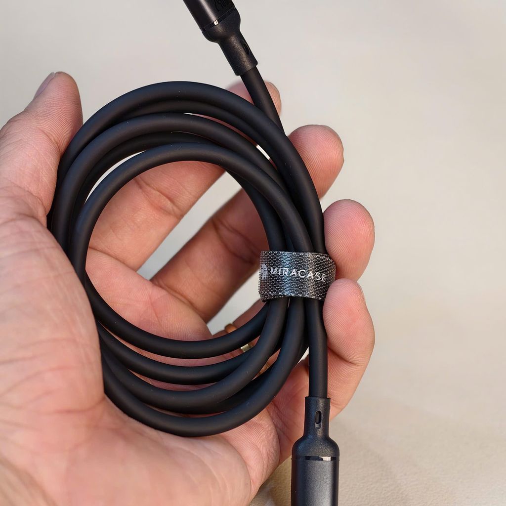 Cáp Sạc Nhanh Miracase Type-C To Type-C 240W (1.2m) - Dây Silicone Chống Rối, Hỗ Trợ Sạc Laptop/Mac