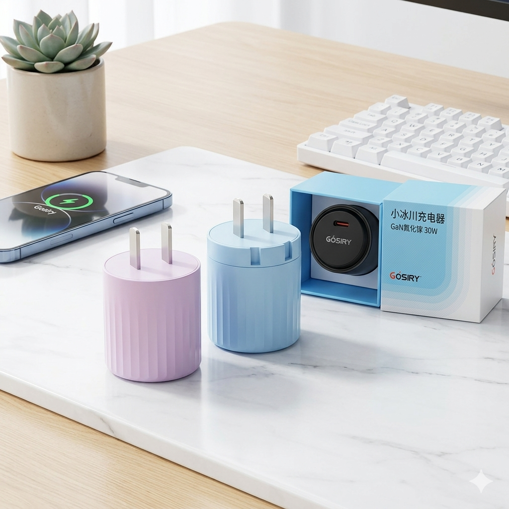 Củ sạc nhanh 30W GaN siêu nhỏ hãng Gosiry