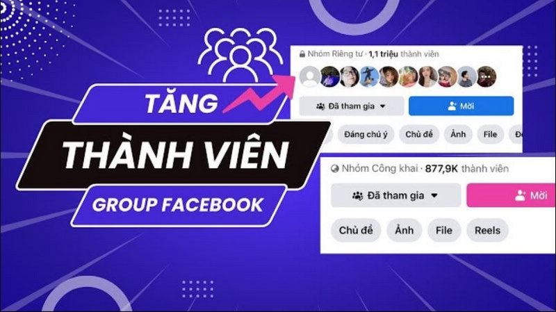 TĂNG THÀNH VIÊN NHÓM (GROUP) FACEBOOK UY TÍN 