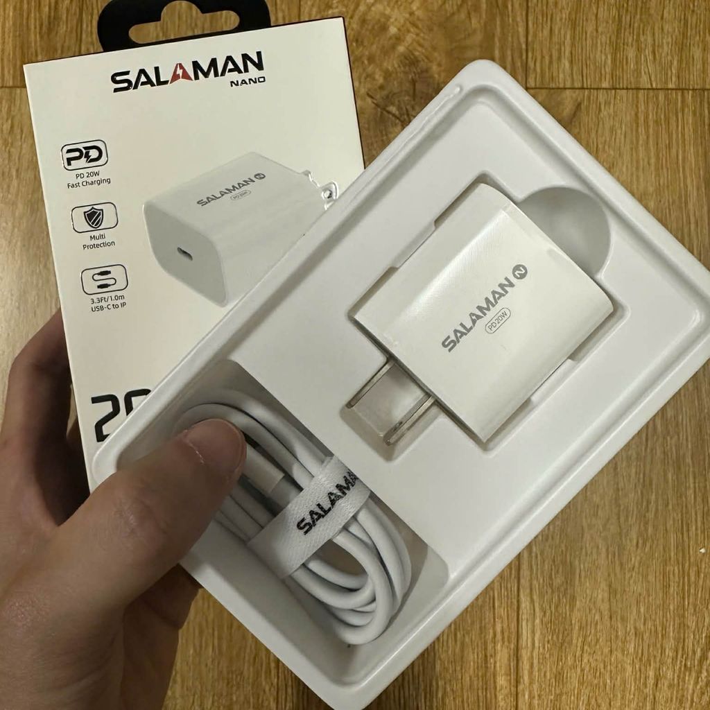 Bộ sạc nhanh Salaman 20w ( Mua 10 tặng 1 )
