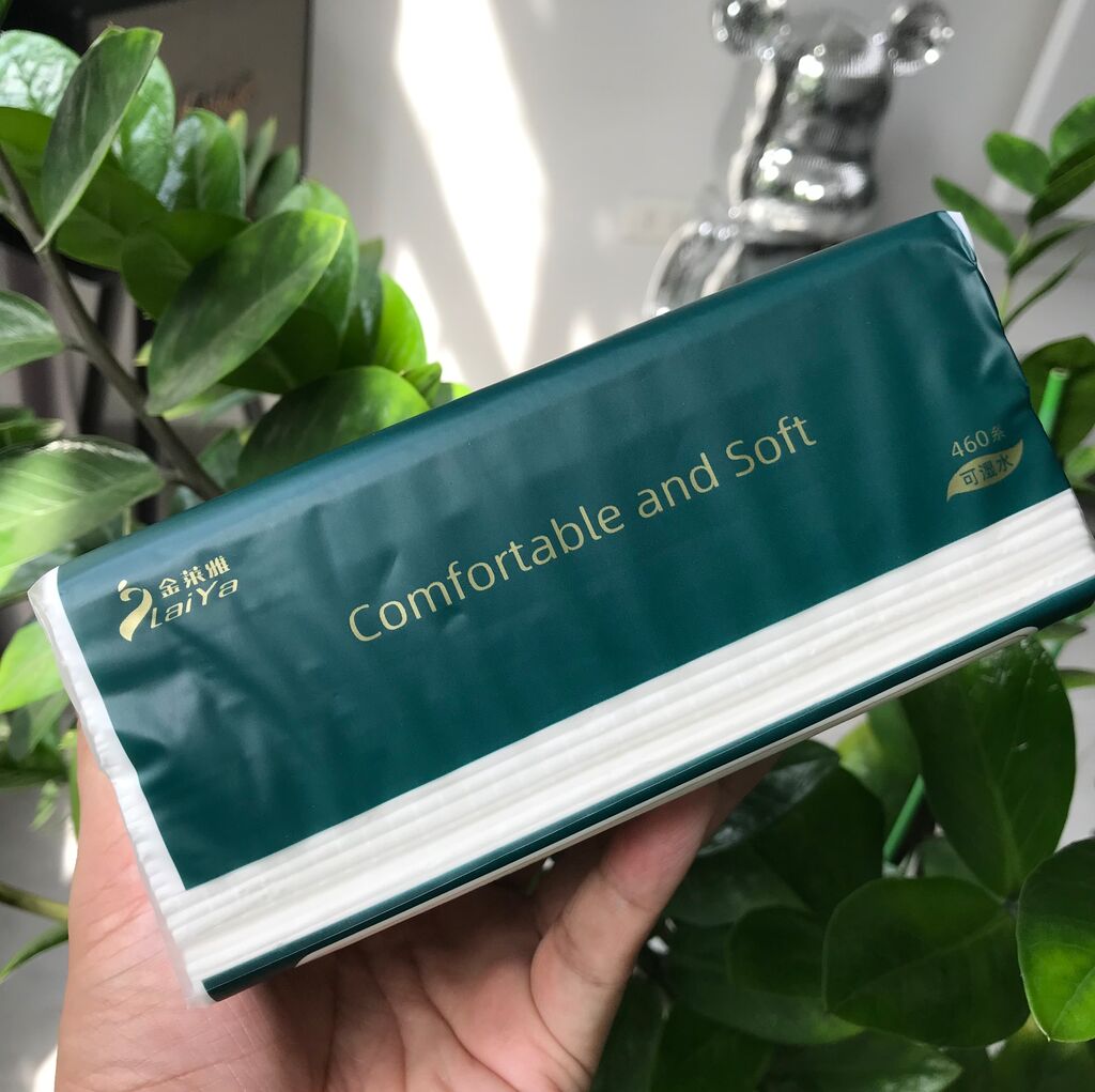 Giấy Ăn Laiya Chuẩn Xịn 5 Lớp Chính Gốc Nhà Máy Nội Địa Trung {20 Gói/Thùng} - Ảnh 3