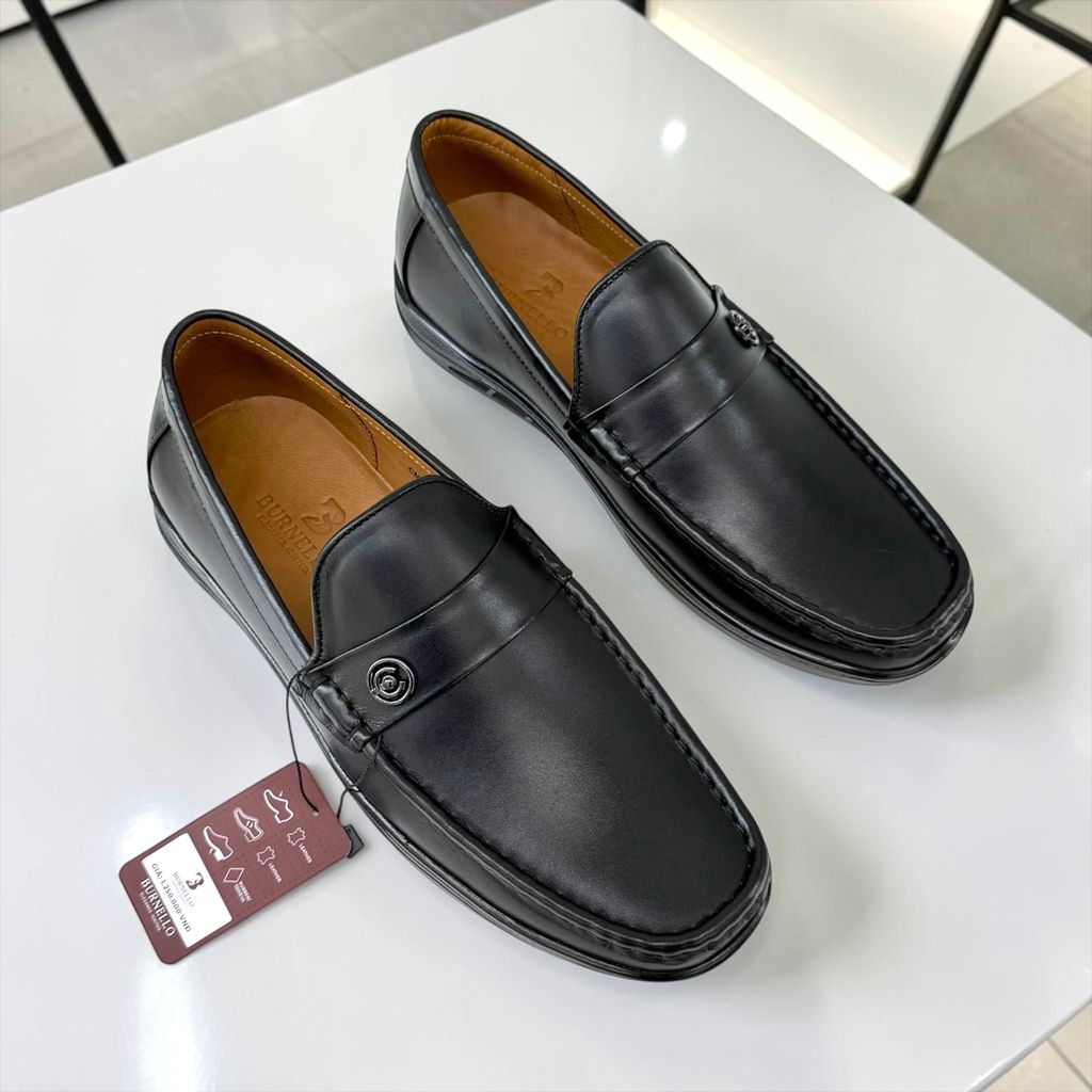 Giày lười nam da bò 