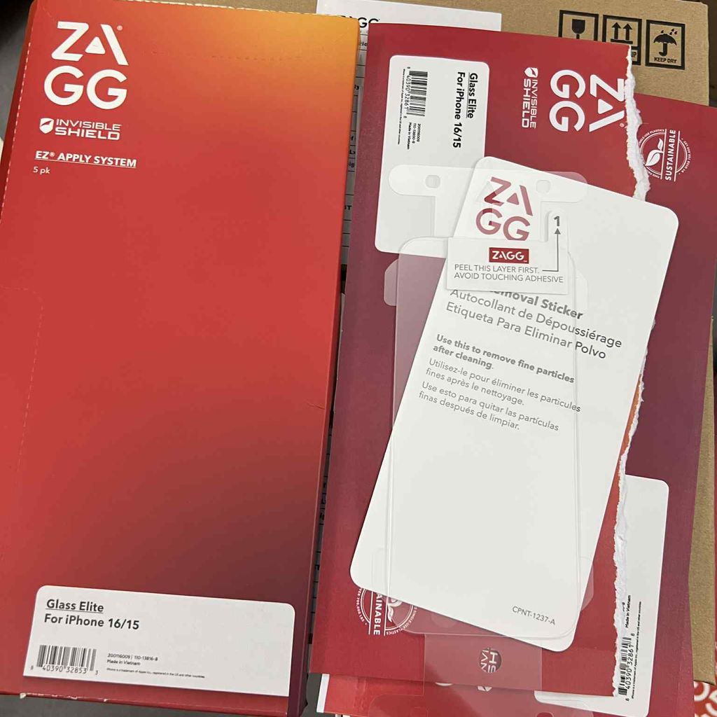 (Sale) Combo 25c cường lực ZAGG 15/16 