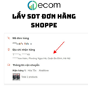 Lấy số điện thoại đơn hàng shopee full đơn vị vận chuyển