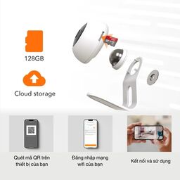 Camera wifi Winees M2 1080p giao tiếp 2 chiều LED hồng ngoại phát hiện chuyển…