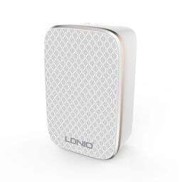 Bộ sạc du lịch LDNIO A2204, 2 cổng USB, cổng sạc nhanh Auto-ID, kèm cáp sạc ty…