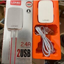 Bộ sạc du lịch LDNIO A2204, 2 cổng USB, cổng sạc nhanh Auto-ID, kèm cáp sạc ty…