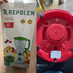Máy xay sinh tố giá rẻ Repolen MD-Y44, công suất 2000W, 2 cối, 4 tốc độ