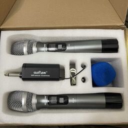 Micro karaoke đôi không dây UHF Glosrik K-84 chính hãng