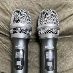 Micro karaoke đôi không dây UHF Glosrik K-84 chính hãng