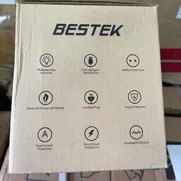 Ổ cắm đứng BESTEK 8 lỗ cắm,6 cổng USB, cáp 3m, 220-250V, 3600W Max, tiêu chuẩn…