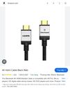 Dây HDMI cao cấp chính hãng Blackweb 4K