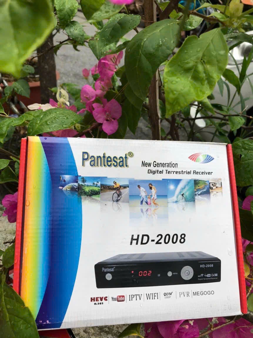 Đầu kỹ thuật số DVBT2 miễn phí thuê bao chính hãng Pantesat