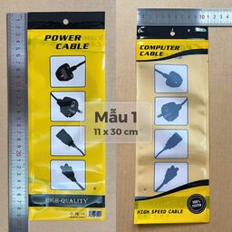 Bao bì túi đựng dây cáp (P1 - 12 mẫu)