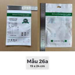 Bao bì túi đựng dây cáp (P3, mẫu 26 - 29)
