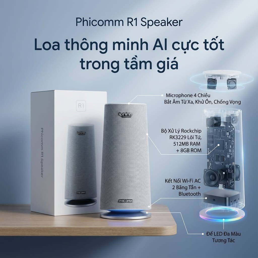 Loa AI thông minh Phicomm R1