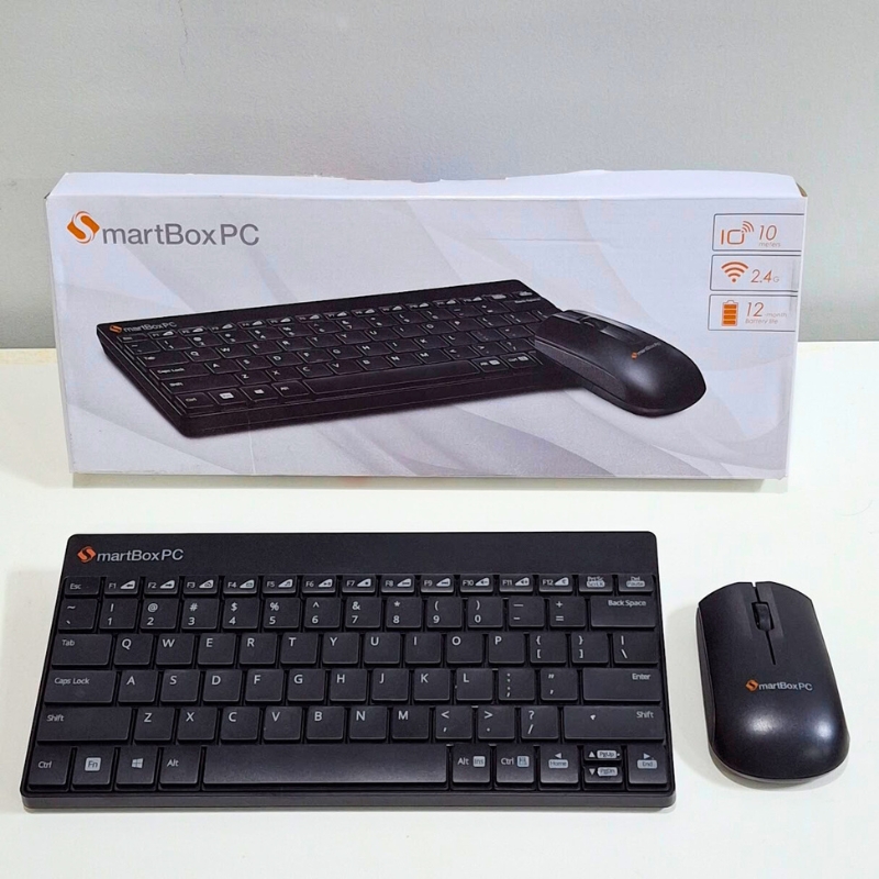 Bàn phím + chuột không dây wireless RAPOO 8000 phiên bản VNPT Technology SmartBox PC
