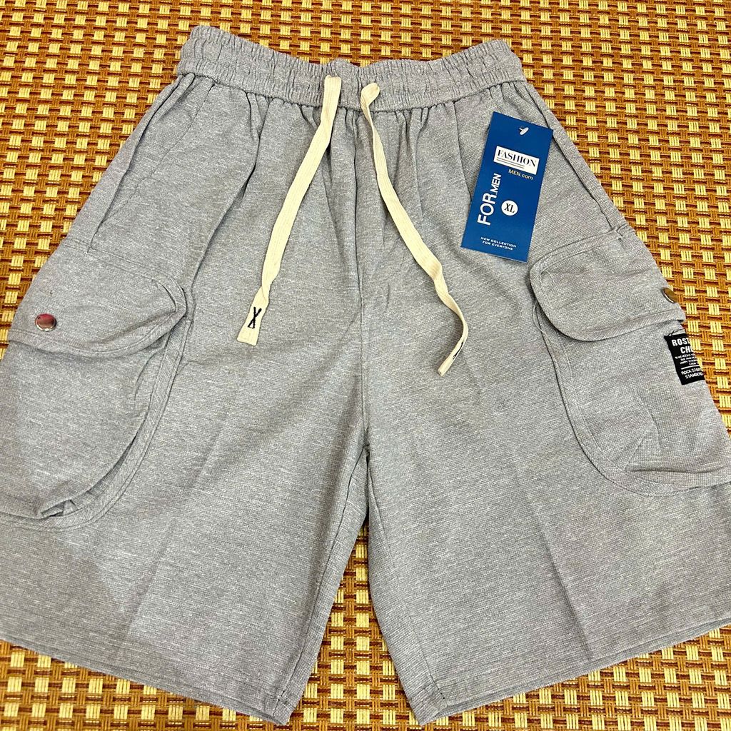 Quần đùi nam short nam kaki túi hộp chất mềm đẹp co giãn nhẹ 