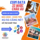 Esim du lịch Châu Âu 33 nước