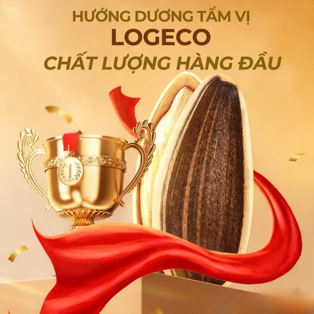 Hướng dương logeco tẩm vị cao cấp , sản xuất tại nhà máy hướng dương bà già nổi tiếng trung quốc