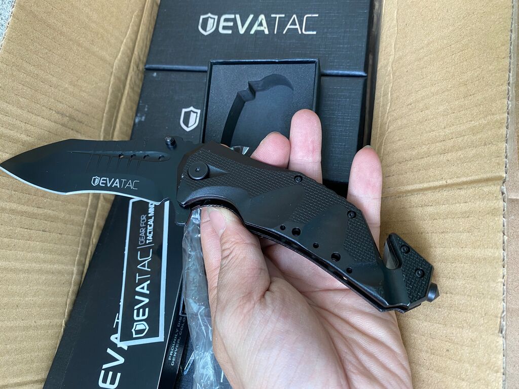 Dao sinh tồn EVATAC Shadow Black ( USA )