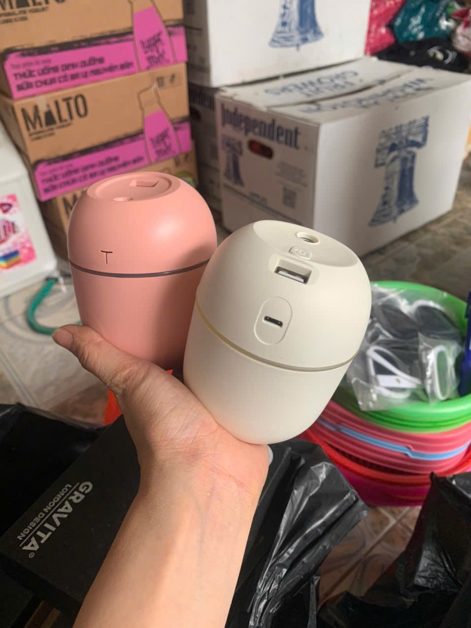 Máy phun sương khuếch tán tinh dầu mini