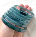Vòng tay Lam ngọc liền bản vuông và đũa 5-6 li