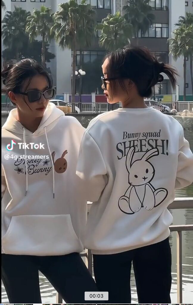 Áo sweater nỉ bông in hình sắc nét